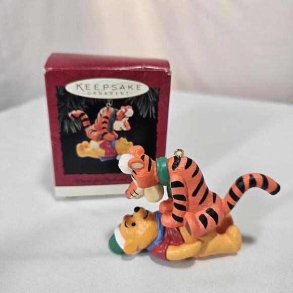 Hallmark Other - RARE Vintage Winnie the Pooh and Tigger 1994 Hallmark Keepsake Ornament
